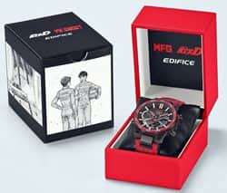 שעון יד מודל שיתוף פעולה ראשוני של EDIFICE D & MF GHOST.