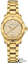 Certina C0329513336100 - שעון סרטינה ברקע משגע בגוון מוזהב מנצנץ שעון סרטינה לגבר