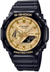‏‏G-Shock GA-2100GB-1A - לוח בגוון מוזהב דגם חדש