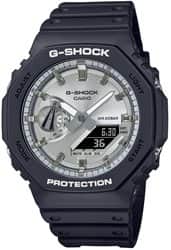 G-Shock GA-2100SB-1A - לוח בגוון כסוף דגם חדש