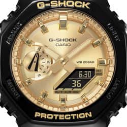 G-Shock GA-2100GB-1A - לוח בגוון מוזהב דגם חדש