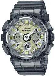 Casio G-Shock GMA-S120GS-8A - אחריות יבואן רשמי l שעון יד ג׳י שוק בגוון שקוף