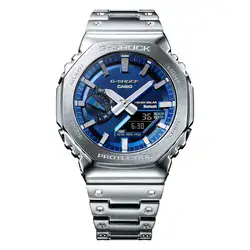 G-Shock GM-B2100AD-2A - אחריות יבואן רשמי l שעון יד ג׳י שוק אנלוגי-דיגיטלי l שעון עם קישוריות בלוטות׳ l
