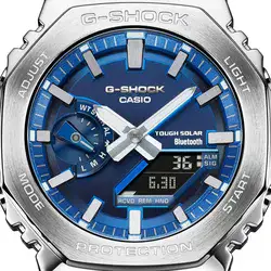 G-Shock GM-B2100AD-2A - אחריות יבואן רשמי l שעון יד ג׳י שוק אנלוגי-דיגיטלי l שעון עם קישוריות בלוטות