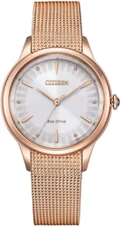 Citizen EM1153-88A שנתיים אחריות יבואן רשמי l שעון יד סולארי סיטיזן לאישה l CIEM115388A דגם חדש l