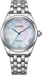 Citizen EM1140-80D שנתיים אחריות יבואן רשמי l שעון יד סולארי סיטיזן לאישה l CIEM114080D דגם חדש l