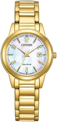 Citizen FE1242-78D שנתיים אחריות יבואן רשמי l שעון יד סולארי סיטיזן לאישה l CIFE124278D דגם חדש l
