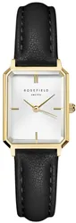 Rosefield OWBLG-O84 שעון יד מלבני רצועת עור רוספילד לאישה l