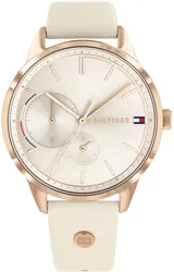 Tommy Hilfiger 1782022 - שעון יד טומי הילפיגר l שעון לאישה בעיצוב משגע l שעון רצועת עור l מלאי מוגבל l