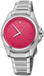 Oris 0153177964158-0781705LC אחריות יבואן רשמי l שעון יד אוריס לאישה l מסדרת שעוני ProPilot X Miss Piggy Edition אוטומטי l