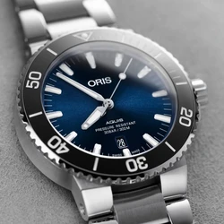 Oris 0173377304135-0782405P שעון יד אוריס 300M צלילה לגבר מסדרת שעוני Aquis Da