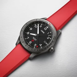 Oris 0179877734284HB-ZQJ-Set אחריות יבואן רשמי l שעון יד מהדורה מוגבלת (100 יחידות ייצרו לכל העולם) l מסדרת שעוני Rega Fleet Limited Edition Oris אוטומטי l