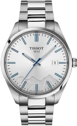 Tissot T150.410.11.031.00 אחריות יבואן רשמי טיסו לגבר l שעון טיסו יוקרתי לוח השעון בהשראת האלפים T1504101103100 שעון יוקרתי שוויצרי l