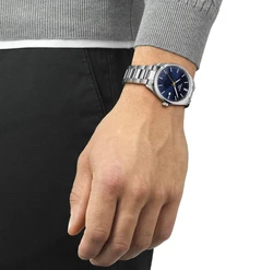 Tissot T150.410.11.041.02 אחריות יבואן רשמי טיסו לגבר l שעון טיסו יוקרתי לוח השעון בהשראת האלפים T1504101103100 שעון יוקרתי שוויצרי l