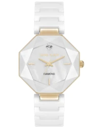 Anne Klein AK/5064GPWT נשים קרמיקה חדש !