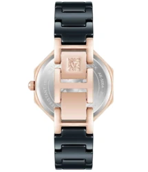 Anne Klein AK/5064BYBK נשים קרמיקה חדש !