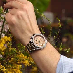 CITIZEN Series8 890 CINB606651W Series 8 – 890 Mechanical Sporty – Sakura Pink Dial – NB6066-51W – LIMITED