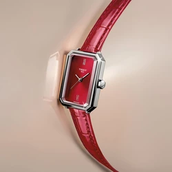 SRV T1601101642300 שעון טיסו מרובע לאישה שעוני tissot מרובעים לאישה אחריות יבואן רשמי