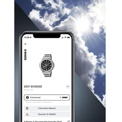 GST-B1000D-2A קארבון בלוטוס סולארי סדרה חדשה Casio g-shock