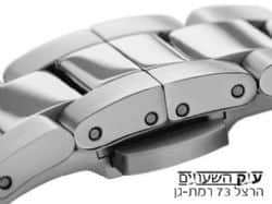 רצועת חוליות פלדה אל-חלד בעיצוב מיוחד.