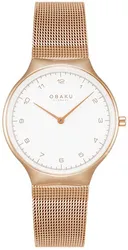 Obaku V306LXVWMV אחריות יבואן רשמי l שעון אובקו לאישה l זכוכית ספיר קריסטל
