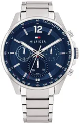 Tommy Hilfiger 1791973 שעון יד טומי הילפיגר l שעון לגבר בעיצוב משגע l שעון רצועת חוליות פלדה אל-חלד l מלאי מוגבל l