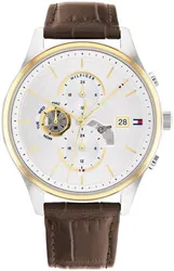 Tommy Hilfiger 1710501 שעון יד טומי הילפיגר l שעון לגבר בעיצוב משגע l שעון רצועת עור l מלאי מוגבל l