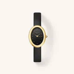 שעון יד לאישה רוזפילד – Rosefield Ovale Black Gold OBGSGOV18 Rosefield - רוזפילד.