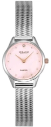 Obaku V297SXCPMC-PTV גודל קטן ועדין נשים משובץ יהלום