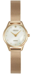 Obaku V297SXVWMV גודל קטן ועדין נשים משובץ יהלום