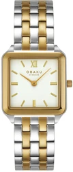 Obaku V309LXFWSF לנשים זכוכית ספיר להיט ענק מדנמרק