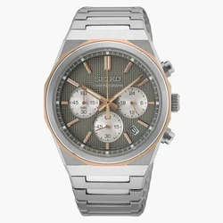 שעון SEIKO כרונוגרף עם זכוכית ספיר קריסטל HGK002.