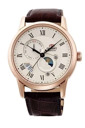 RA-AK0007S Orient Classic Day & Night הוא שעון יד מכני אוטומטי לגברים בקוטר 42.5 מ"מ,